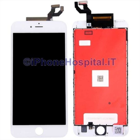 Tela de toque de vidro LCD para iPhone 6S Plus Branco Grau A - 4