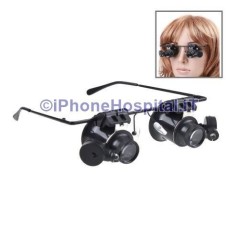 Occhiali con Doppio Monocolo Lenti D'ingrandimento 20X e Luce a Led - 3