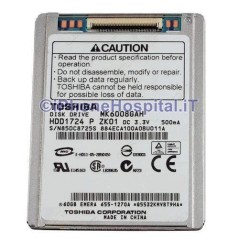 Disco rígido MK6008GAH 60GB ZIF PATA iPod Dell D420 D430 HP COMPAQ 2510P 2710P - 1