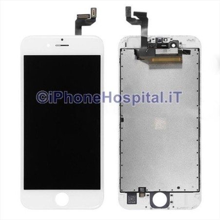 Schermo Vetro Touch Screen Lcd per iPhone 6S Bianco Grado A - 5