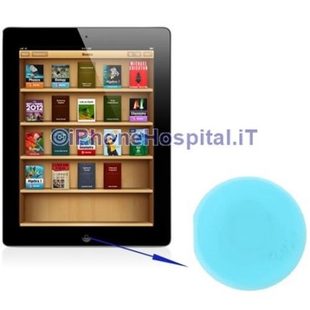 Botão home turquesa para iPad 2