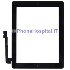 Verre de l'écran tactile pour iPad 3 Écran noir Bouton d'accueil Autocollant assemblé Grade A - 4