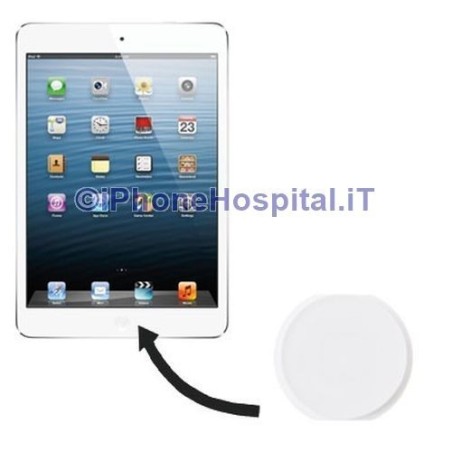 White Home Button for Apple iPad Mini - 1