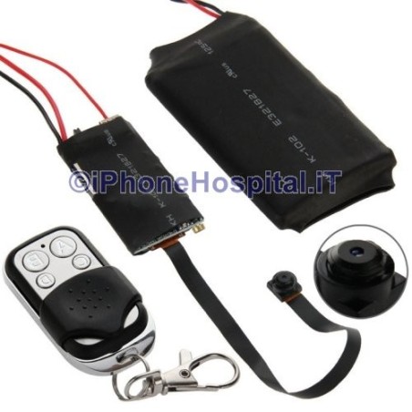 Bug micro camera with Remote Control and Battery - 6
