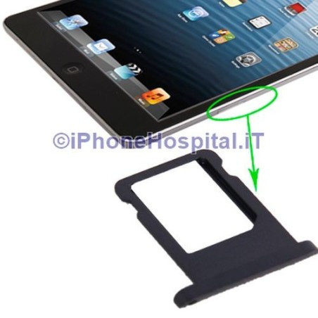 Porta Scheda MICROSIM Nero para Apple iPad Mini - 1