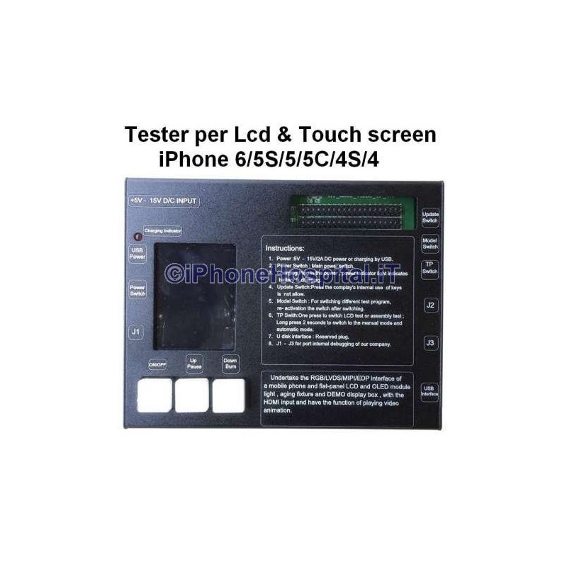 Comprobador de pantalla LCD y táctil iPhone 6P/6/5S/5/5C/4S/4 - 1 Comprobador de pantalla LCD y táctil iPhone 6P/6/5S/5/5C/4S/4 - 1