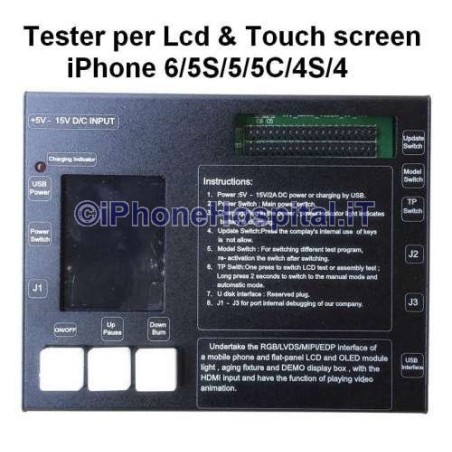 Comprobador de pantalla LCD y táctil iPhone 6P/6/5S/5/5C/4S/4 - 1