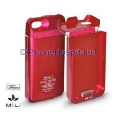 Batteria Esterna - MiLi™ Power Spring 4 Per iPhone 4 color fuxia - 2