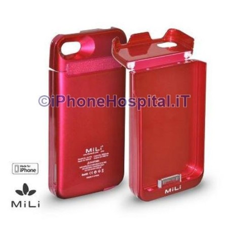 Batteria Esterna - MiLi™ Power Spring 4 Per iPhone 4 color fuxia - 2