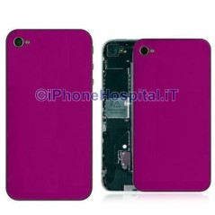 Coque arrière violette pour iPhone 4G - 1