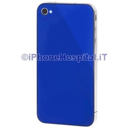 Cubierta trasera iPhone 4G azul