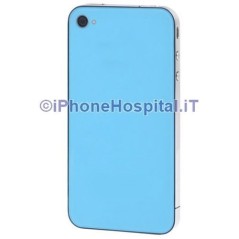 Funda trasera turquesa para iPhone 4G