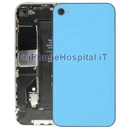 Retro Cover Turchese per iPhone 4G - 3