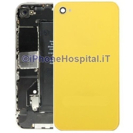 Coque arrière jaune pour iPhone 4G - 2