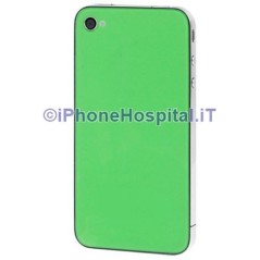 Coque arrière verte pour iPhone 4G