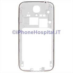 Samsung Placa central Marco para i9505 Galaxy S4 placa central Marco Llaves plata