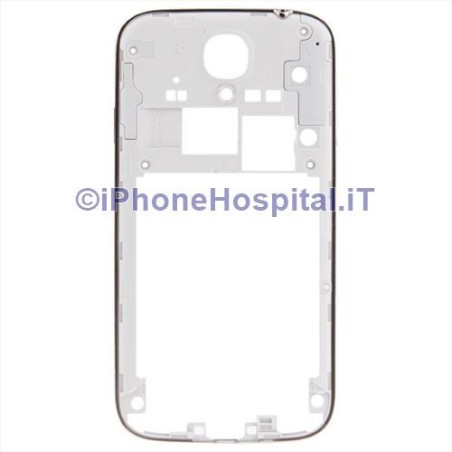 Samsung Placa central Marco para i9505 Galaxy S4 placa central Marco Llaves plata