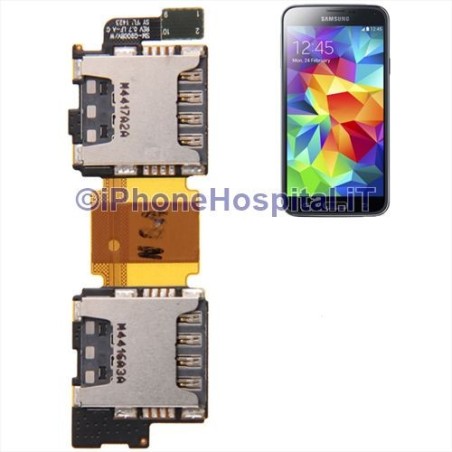 Samsung Lecteur de carte double pour Galaxy S5 i9600 G900D - 2