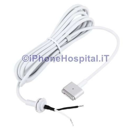 Fio de alimentação para Macbook Magsafe 2 conector DC Power com cabo em T compatível