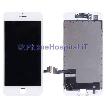 Vetro Touch Screen Lcd per iPhone 7 Bianco Grado A - 2