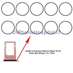 Anello in gomma Guarnizione porta Sim iPhone 7 & 7 Plus - 1