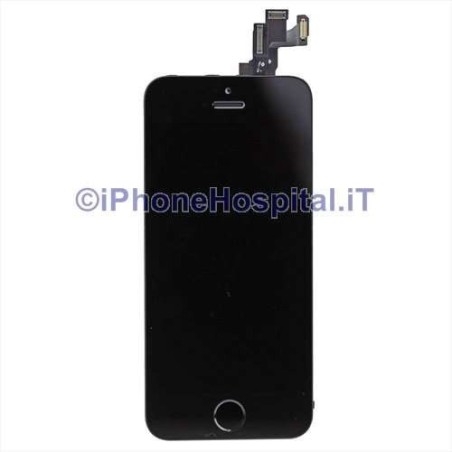 Glass + Touch + LCD for iPhone 5S / SE Black OEM Assembled with Home Button