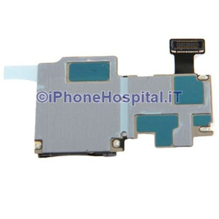 Flat SIM Card and SD Card Reader for Samsung Galaxy S4 GT-i9500