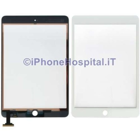Vetro Ricambio Schermo Touch Screen Bianco per Apple Mini / Mini 2 HQ  - 5