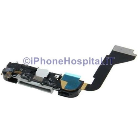 Conector de Substituição Carregador Dock Montado para iPhone 4 cor Branco - 2