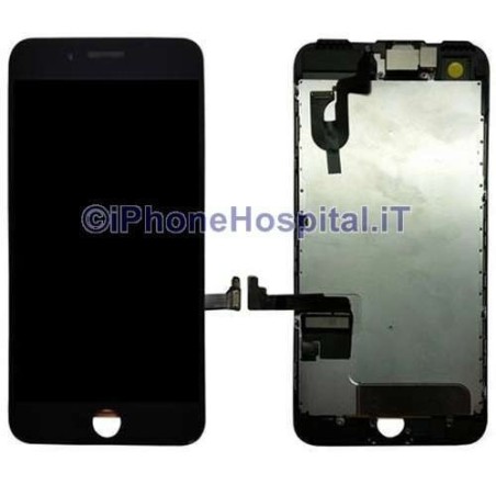 Schermo Vetro Touch Screen Lcd Assemblato per iPhone 7 Color Nero - 3