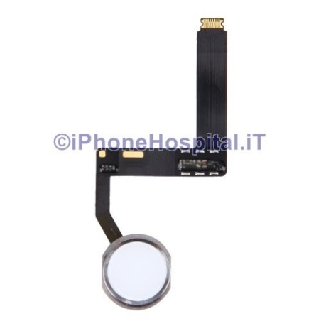 Bouton d'accueil argenté - Câble flexible pour iPad Pro 9.7" - 1
