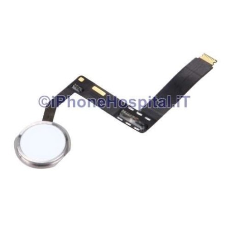 Bouton d'accueil argenté - Câble flexible pour iPad Pro 9.7"