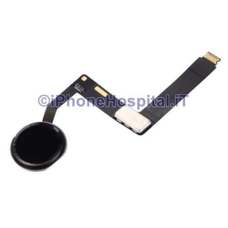 Bouton d'accueil noir - Câble flexible pour iPad Pro 9.7"