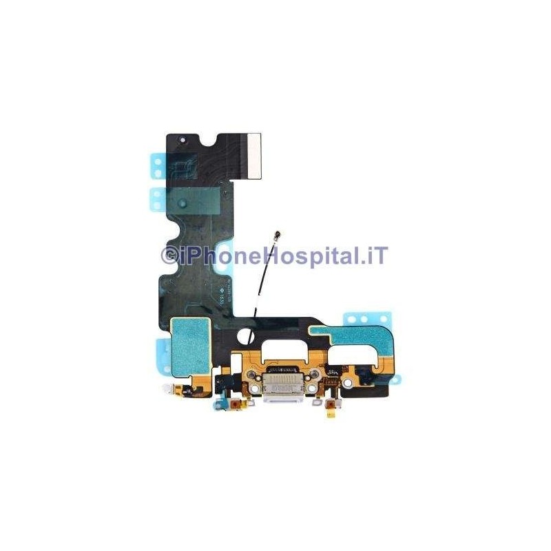 Conector de carga Jack Auriculares Micrófono Antena plana Color Gris iPhone 7 - 2 Conector de carga Jack Auriculares Micrófono Antena plana Color Gris iPhone 7 - 2