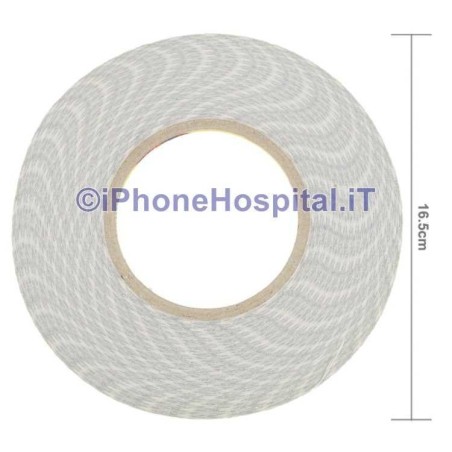 Rollo adhesivo doble cara 2mm 50 MT 3M Blanco - 1