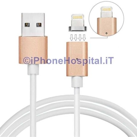 Cable magnético USB de datos, sincronización y carga Lightning de 1 m para iPhone y iPad