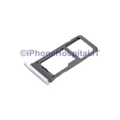Porta Sim Slot Slitta Carrello Vassoio Color Silver for Samsung Galaxy S8