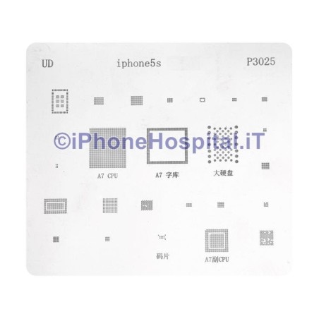 Stencil Reballing BGA per Apple iPhone 5S - 1