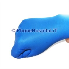 Guantes antiestáticos desechables de PVC, caja de 100 unidades.