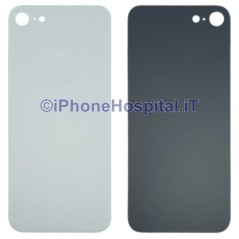 Retro Cover Battery Cover White Back Case for iPhone 8 - 5
