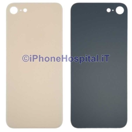 Retro Cover Copri Batteria Fondello Oro ( Gold ) per iPhone 8 - 1