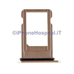 Sim Card Holder Slot Micro Sim Card Tray Gold for Apple iPhone 8 - 2