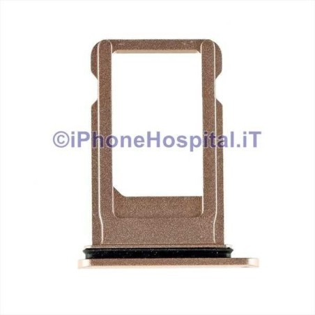 Porta Sim Card Slot Vassoio Micro Scheda Sim Tray Oro per Apple iPhone 8 - 2