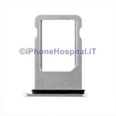 Apple Ranura para tarjeta Sim Bandeja para microtarjetas Plata para iPhone 8
