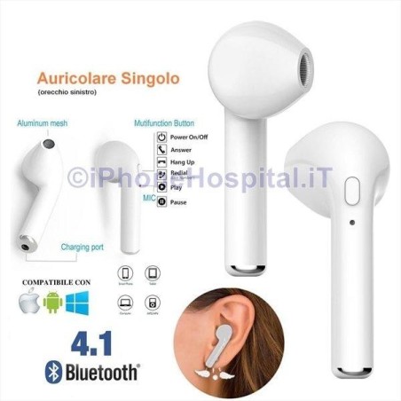 Cuffia Auricolare Bluetooth V4.1 + EDR - 1