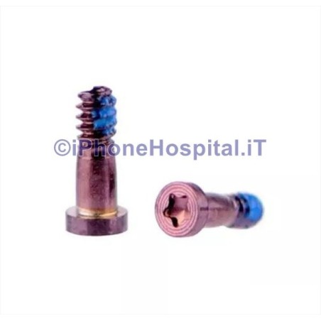 Paire de 2 vis pour iPhone 7 & 7 Plus Couleur Rose Or - 1