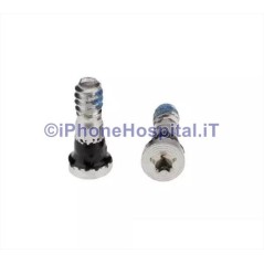 Par 2 Tornillos para iPhone 7 y 7 Plus Color Plata - 1