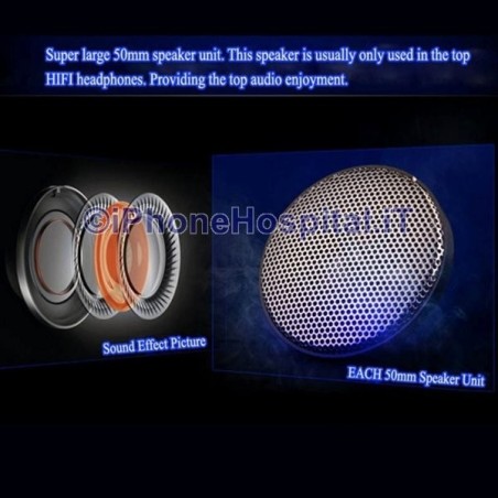 Auricular estéreo Bluetooth V4.1 + EDR + NFC + Micrófono incorporado