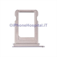 Apple Soporte Sim Ranura Trolley para iPhone X Plata