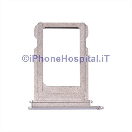 Sim Card Tray Slot Holder for Apple iPhone X Silver